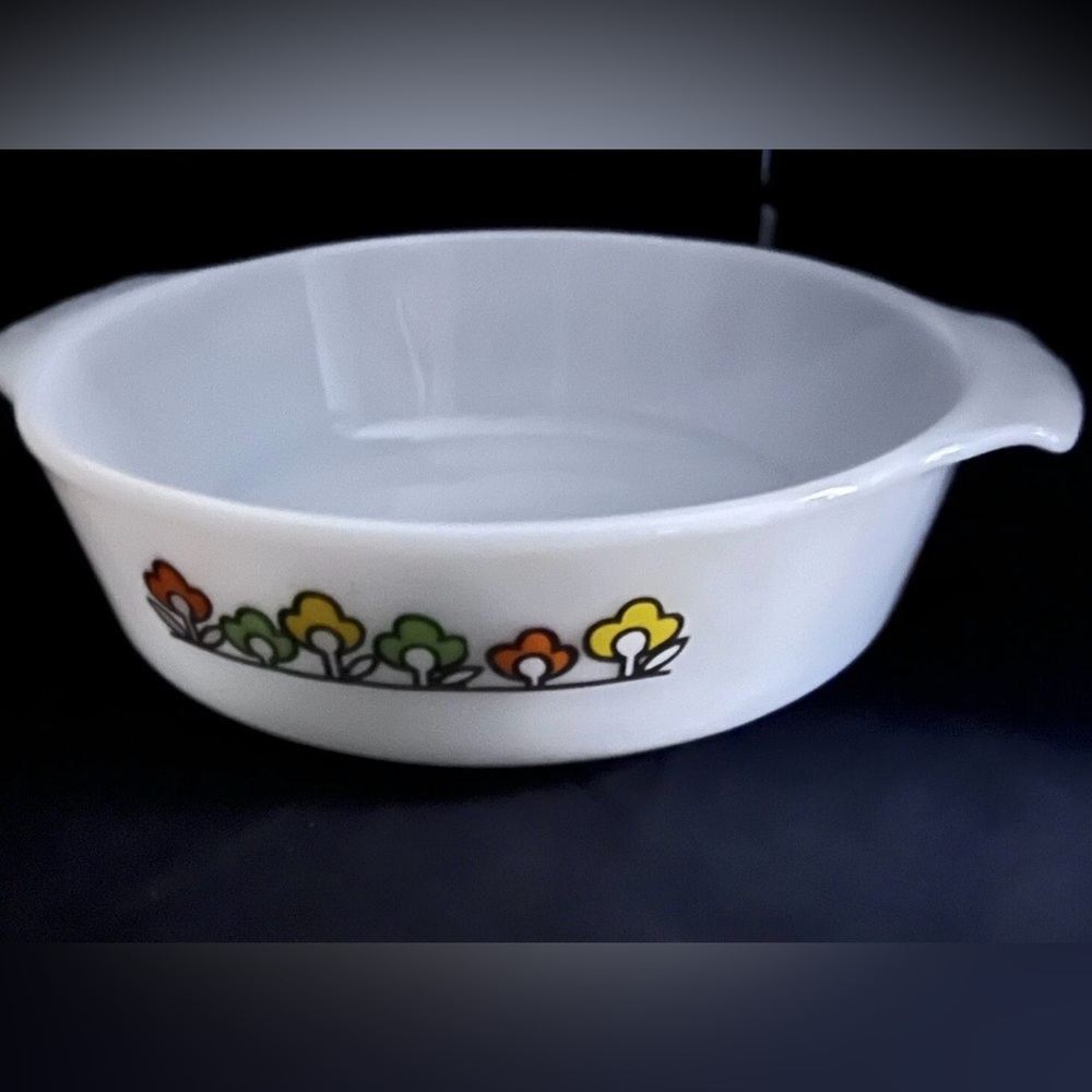 Fire King Summerfield Casserole/ Oven Anchor Hocking #437 1.5 QT USA Made